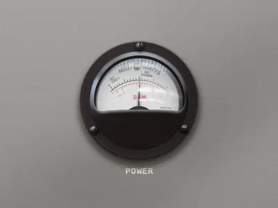 Power Gauge gauge needle photoshop power power gauge realistic reflection ui