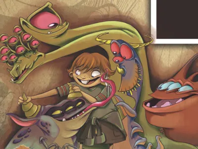 Monster Friends Drib character design