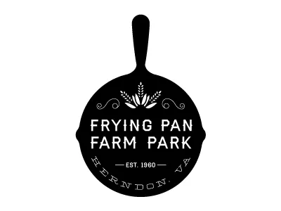Frying Pan Park corn farm icon logo pan park