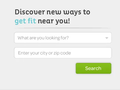 Search feature of homepage coachoasis homepage search textfield ui web