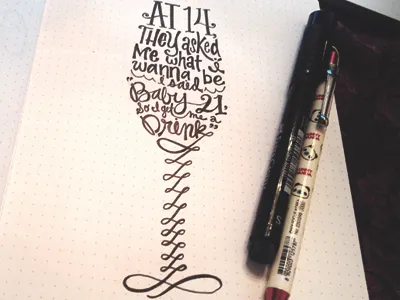 Lettering Lyrics. Schoolin' Life, part 1 of 3 beyonce hand lettering pen sketchbook typography