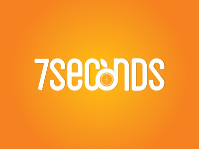 7 Seconds Logo energy drink fruits logo natural orange