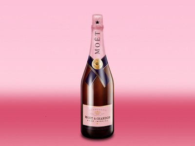 How about a drink? bottle champagne glass illustration illustration pink moet photoshop wine