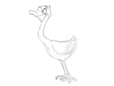 Duck By AndyToonz cartoon. andytoonz concept drawing idea sketch