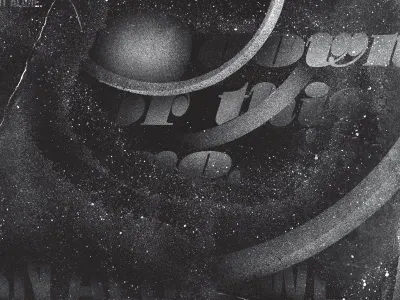 Humanity — Welles details abstract black and white bw dark distortion grunge humanity noise poster sci fi space texture typography