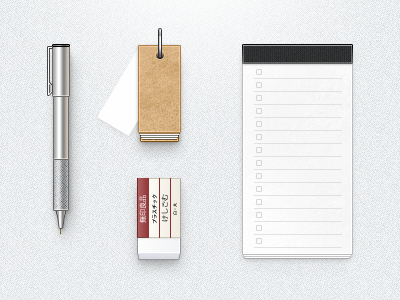 Muji Gear aluminium aluminuim cardboard eraser japan memo muji note notebook pen 無印良品