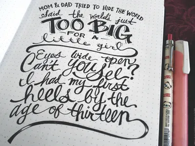 Lettering Lyrics. Schoolin' Life, part 2 of 3 beyonce hand lettering pen sketchbook typography