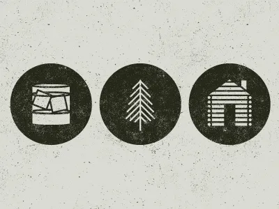 Fall Icons cabin fall glass icon scotch tree tumbler