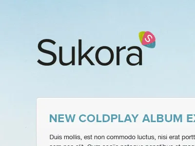 Sukora I design logo music photoshop sukora web design