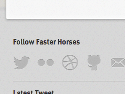 FH Preview #3 footer social media web design