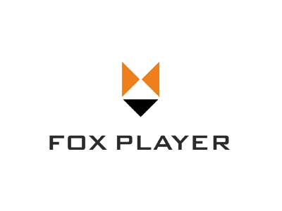 Fox Tv Player brand branding communication agency fox logo design logo designer pavel surovy play player symbol tv