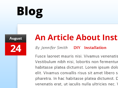 Phone Installers Blog article biznet black blog blue date datestamp design ipsum lorem opensans phoneinstallers reading red ui web white