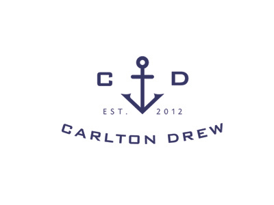 Carlton Drew anchor clothing logo