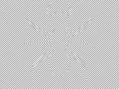 Ant abstract ant art black and white icon lines visual