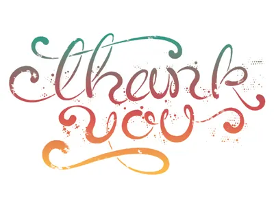 Thank You Cards half tone hand drawn script texture