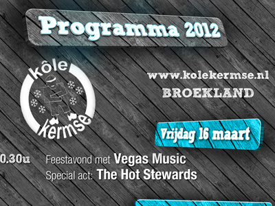Flyer Kole Kermse broekland design flyer kermse kole