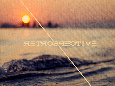 Retrospective custom type freelance freelance logo designer freelancer logo logo design logo designer logotype photo photography retro sea srdjan kirtic sun texture textured textures type typeface typography vintage wave waves wizemark