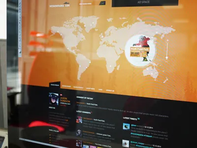 Snowparks glass inprogress orange site