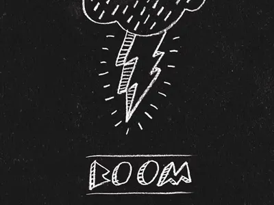 Thunder Over Louisville and black chalk illustration kentucky louisville over thunder white