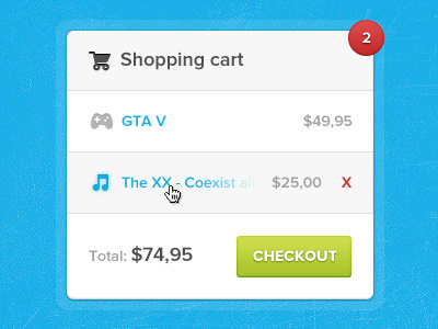 Shopping cart blue button list cart gray green grey shopping shopping cart white