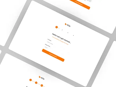 Simplifying with Kilo 🏢✨ branding css design graphic design html illustration javascript js logo next.js react register signup ui uiux ux vue.js web web app web application