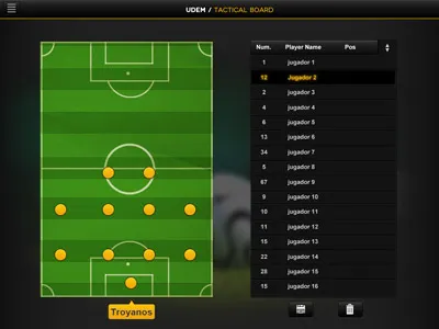 Tactical Board-UDEM app ipad johnmoreno soccer