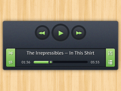 Music Player player progress ui