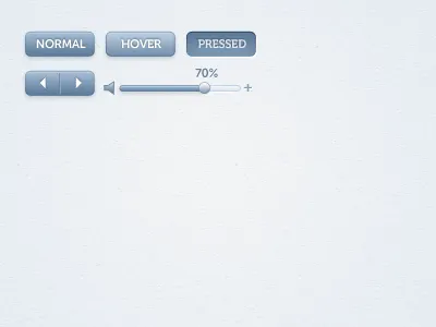 Blue UI Kit (In Progress) blue in progress ui ui kit wip