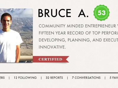 Profile profile ui web