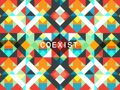 The XX - Coexist album art coexist geometric illustration music the xx vector xx