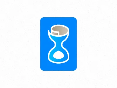 Time Scroll glass hour hourglass paper roll sand scroll time