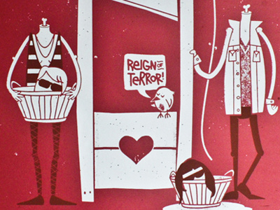 Sleigh Bells poster illustration poster screenprint sleigh bells