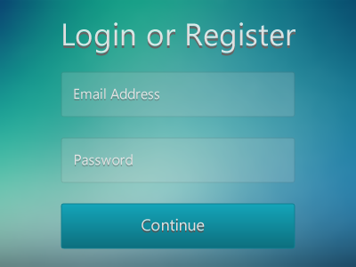 Login or Register (Rebound) debut login ui