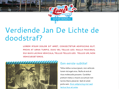 Blog Design louis paul boon webdesign