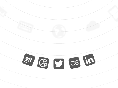 Social icons circles icomoon rowan social waves