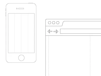 Sketching Set app design grid hardware layout sketch software ui ux wireframe