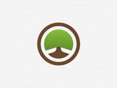Simple Willow Tree WIP branding eco florist green logo mark tree wild willow tree