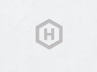 Logo branding clean cream h logo paper promotion sans self stone symbol typo white