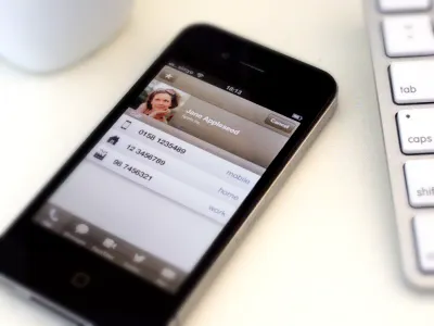 phonetrait 2.0 app app store contactview ios iphone phonetrait ui user interface