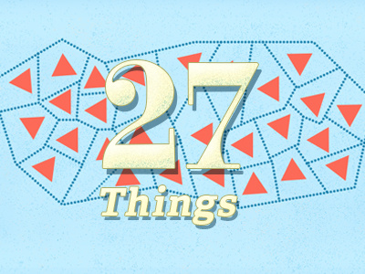 27 Things 27 numbers type