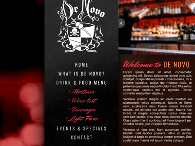 De Novo bar de novo martini nightclub ohio wooster