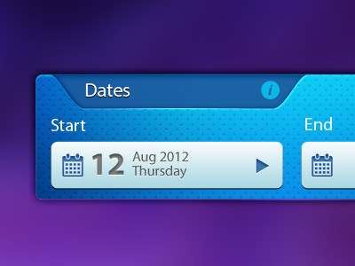 UI element iPhone app blue date ios iphone app mobile app ui