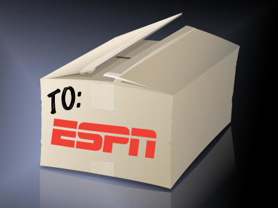 Outside the Box? cardboard box espn icon illustrator