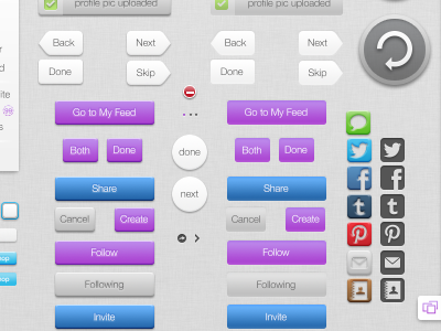 Pose UI Kit buttons ios pose ui kit