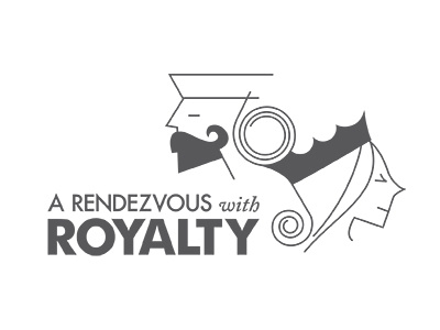 A Rendezvous with Royalty illustration king minimalism queen royalty vector