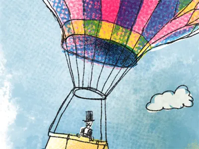 Around The World Dribbble around the world in 80 days digital hand drawn illustration