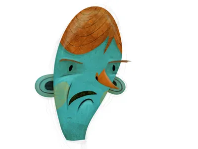 Angry Convention Goer illustration