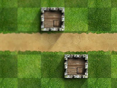 TowerDefense WIP game grass medival tower defense