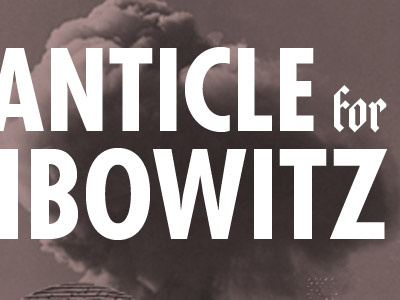 Canticle For Leibowitz atreyu book cover exercise futura bold condensed lost type personal