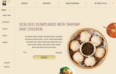 CHINESE.HI bistro branding chinese design food graphic design street food ui ukraine